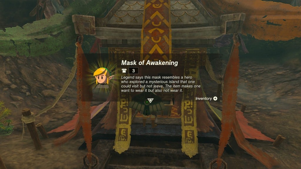 TotK Links Awaking mask