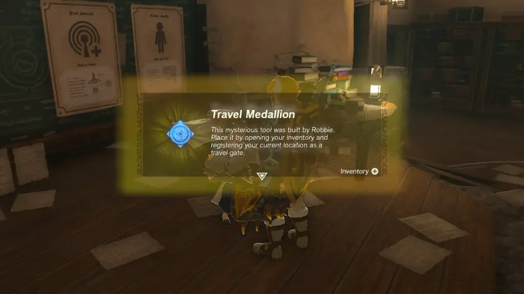get travel medallion totk