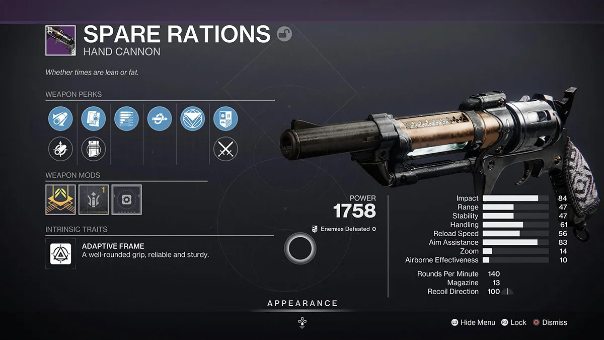 spare-rations-destiny-2-season-of-the-deep-hand-cannon