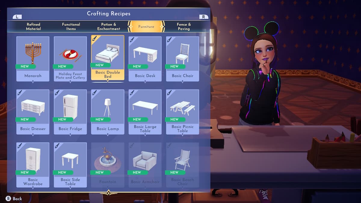 Disney Dreamlight Valley - How To Customize Furniture With Motifs - Gamepur