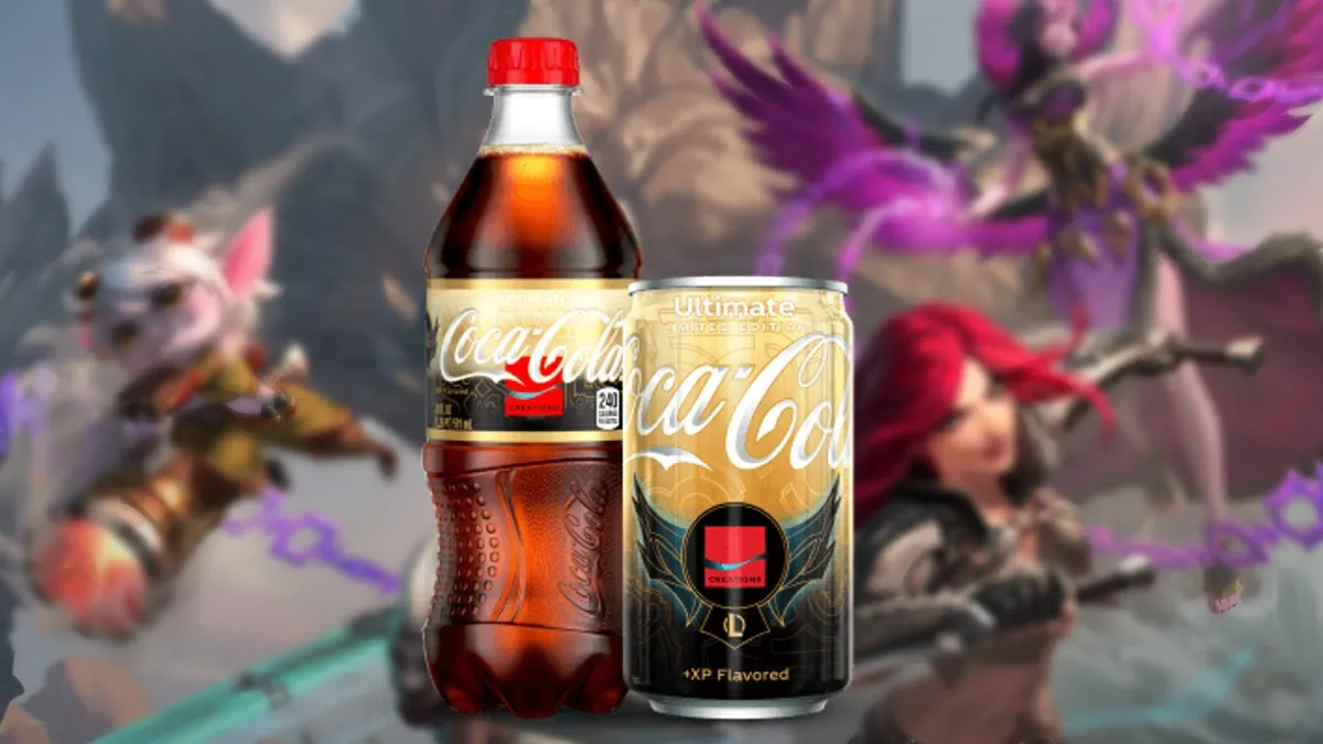 League of legends +XP Coca Cola