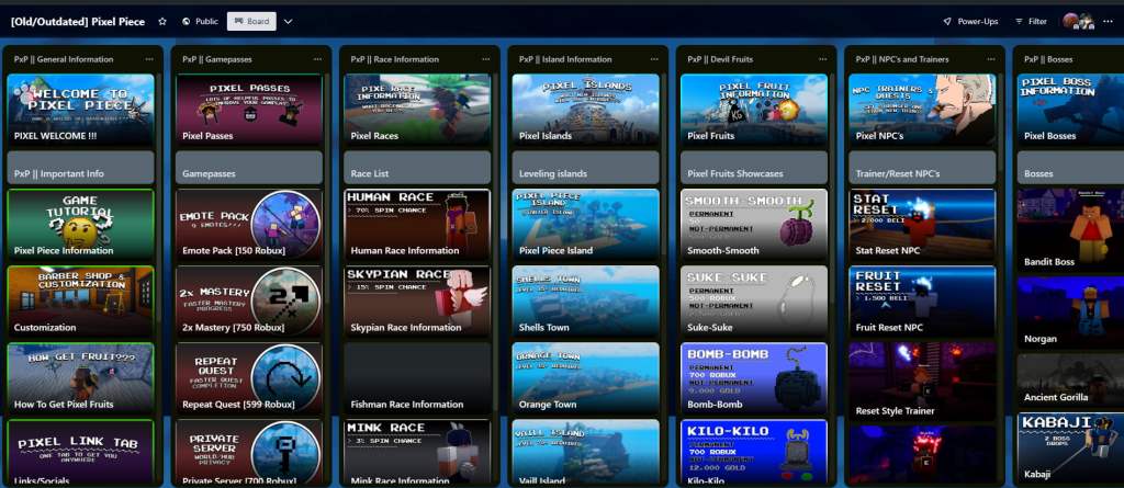 Roblox Pixel Piece: Trello Link & How to Use (June 2023) - Gamepur