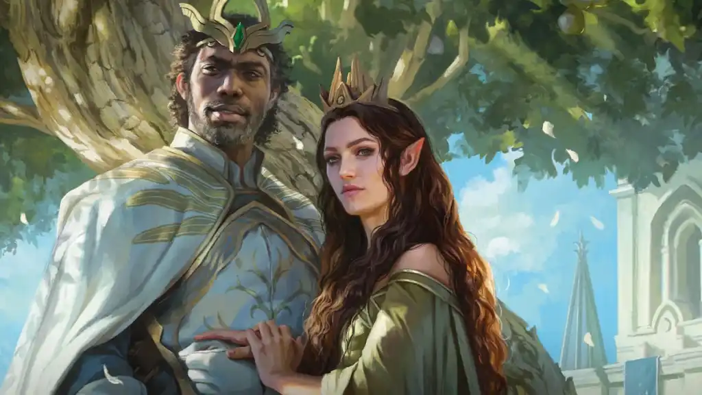 Aragorn and Arwen Wed Lord of the Rings Magic the Gathering