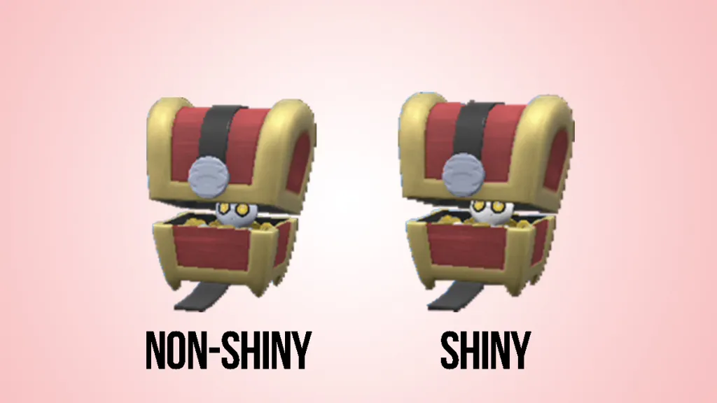 gimmighoul shiny comparison
