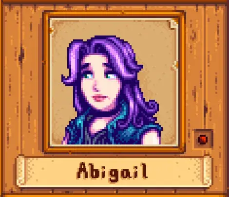 Abigail  in Stardew Valley