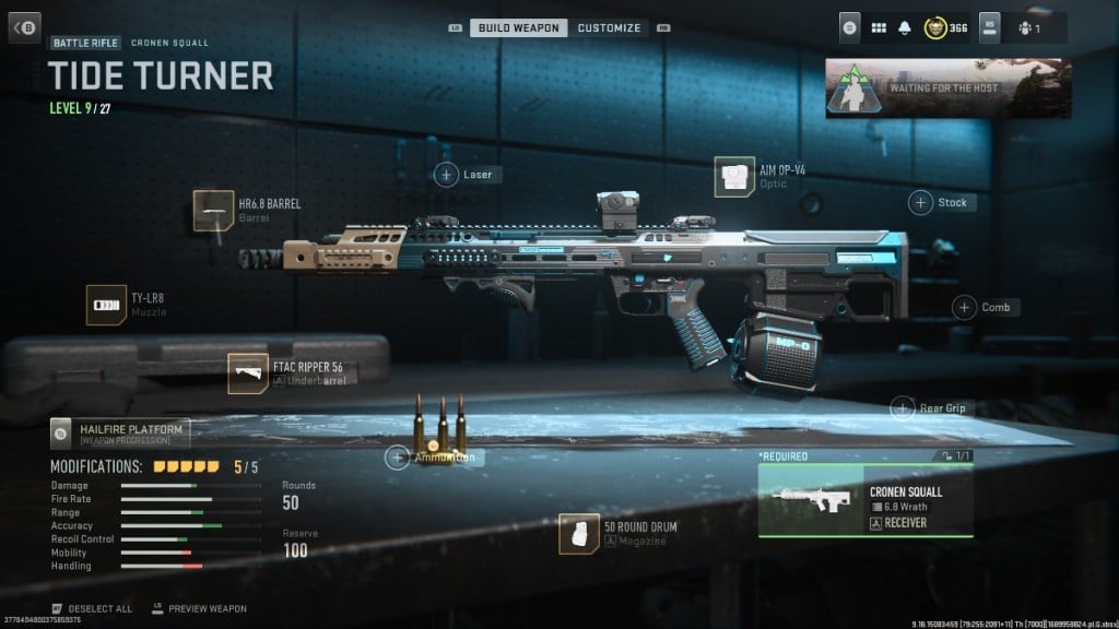 Cronen Squall loadout in Warzone 2.0 for players needing some help with the weapon.