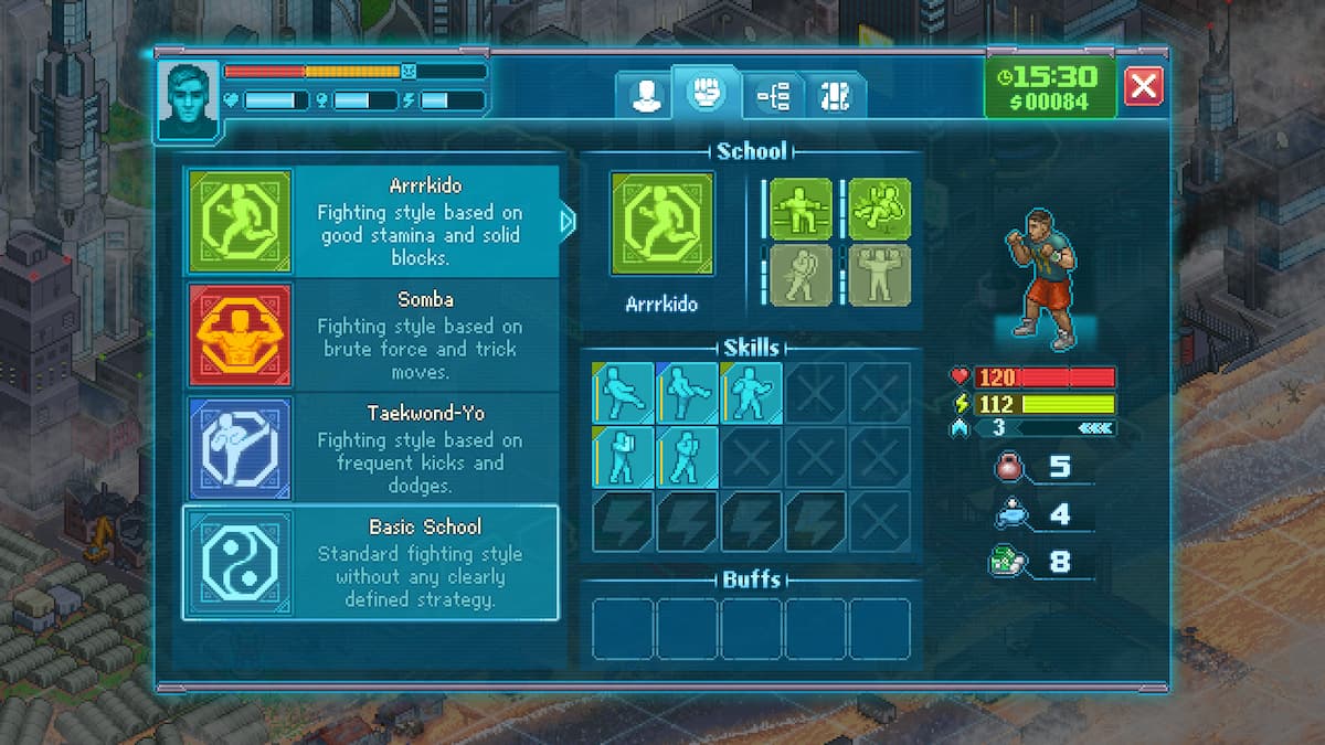 Punch Club 2 Fast Forward How to Unlock the Starting Schools Gamepur