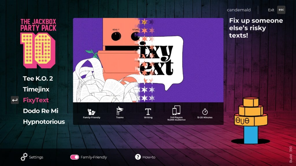 Jackbox Party Pack 10 all games