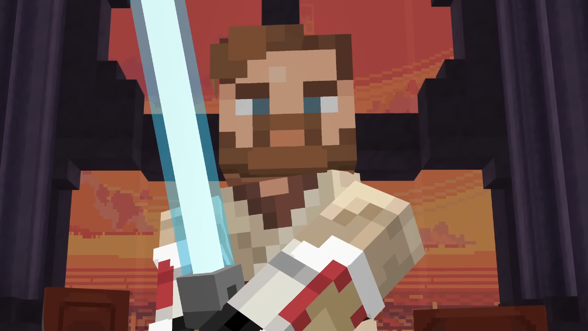 Obi-Wan Kenobi joins the fight in Minecraft.