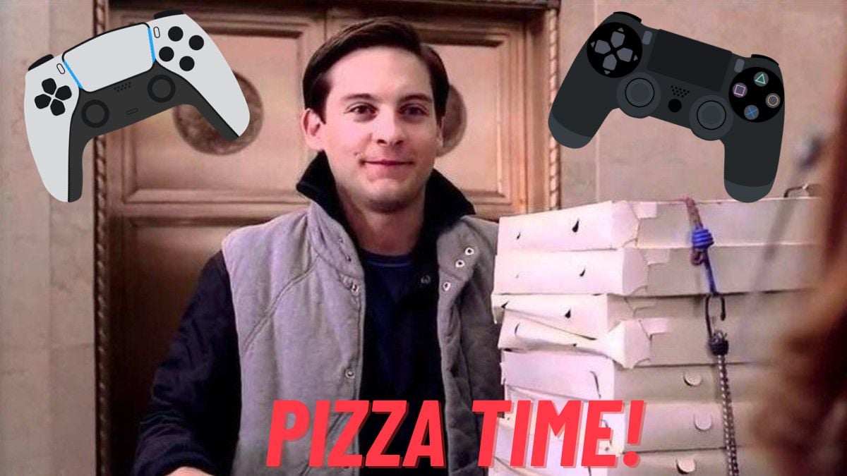 Pizza Time Spider-Man 2 with controllers