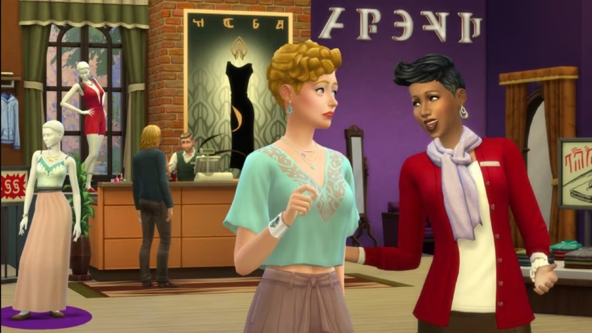 Sims 4 Clothes Shopping