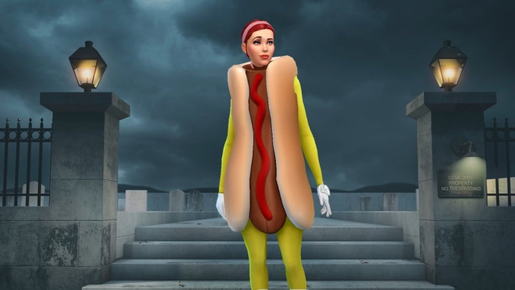 Sims 4 Hot Dog costume