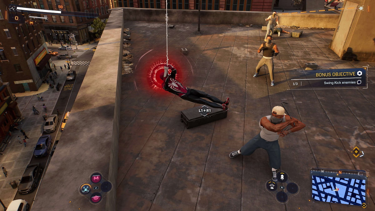 How to Swing Kick Enemies in Marvel's SpiderMan 2 Gamepur
