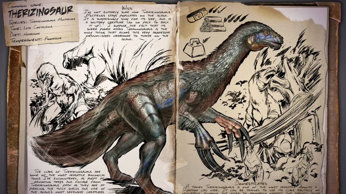 Thezinosaurus as a berry gatherer in ARK Survival Ascended