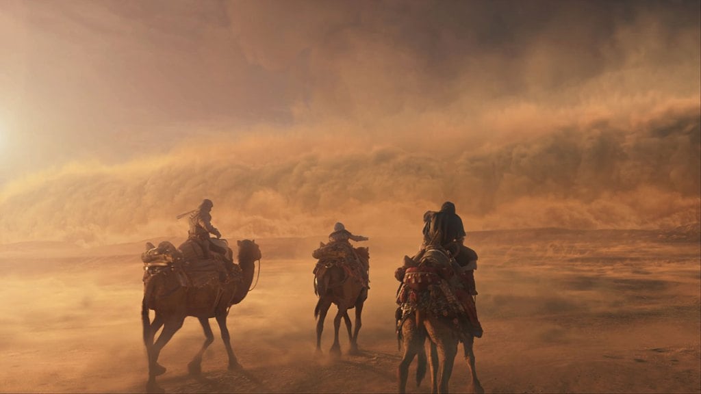 camels-riding-into-dust-storm-in-assassins-creed-mirage