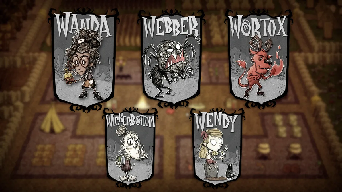 Top Characters in Don't Starve Together