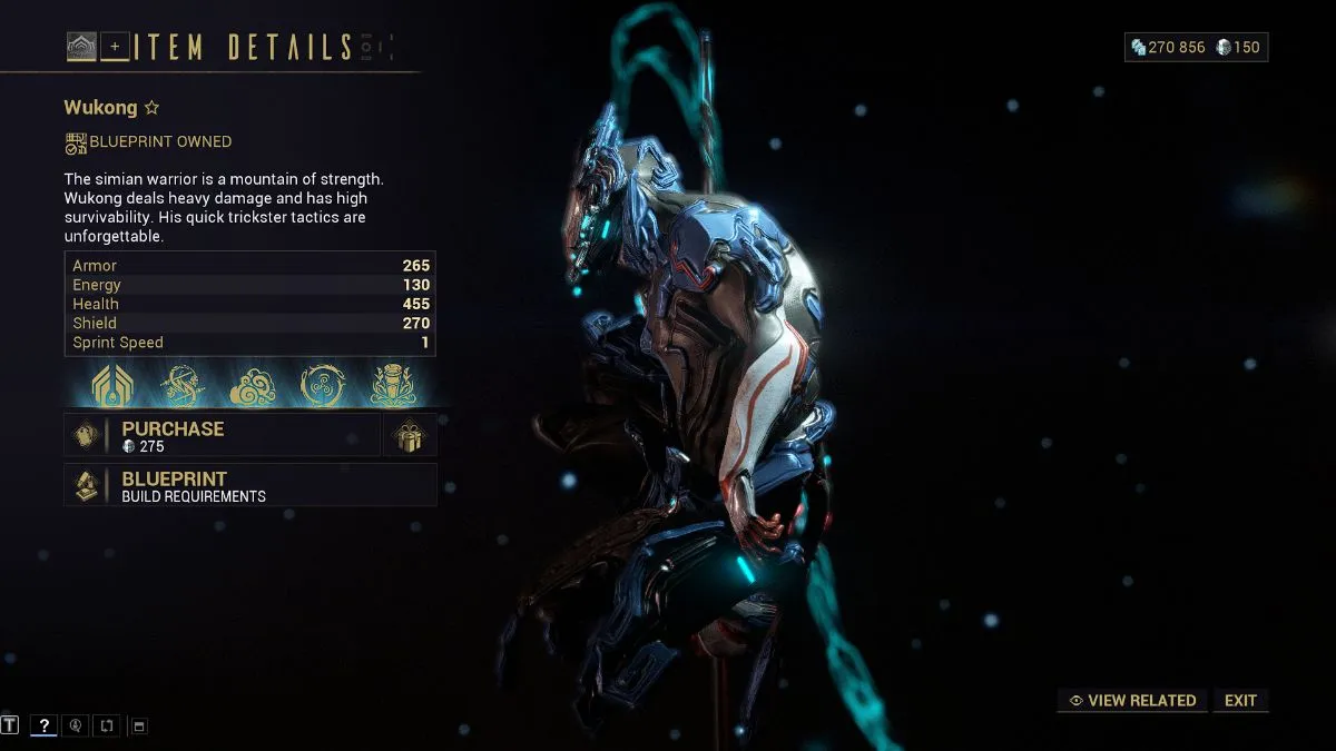 Wukong is one of the best starter Warframes