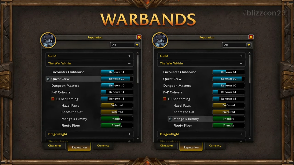 BlizzCon 2023 Warbands