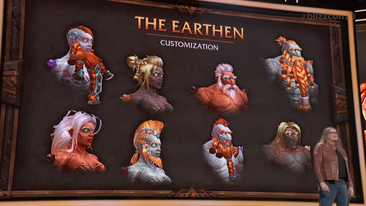 BlizzCon 2023 World Of Warcraft Earthen Customization
