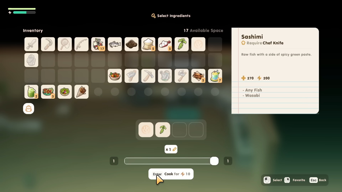 Best Early Game Recipes in Coral Island
