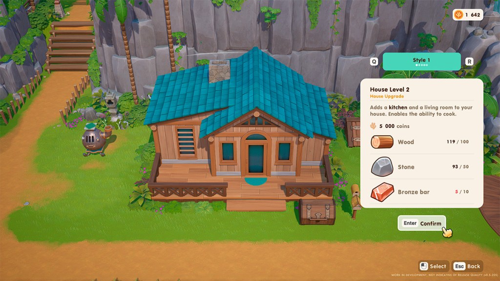 how to get a kitchen in Coral Island