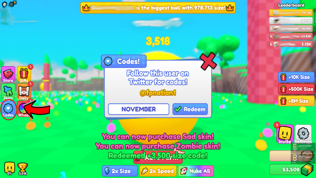 Cube Eating Simulator Codes (November 2023)