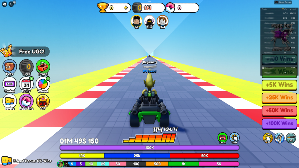 Roblox Go-Kart Race Clicker Gameplay