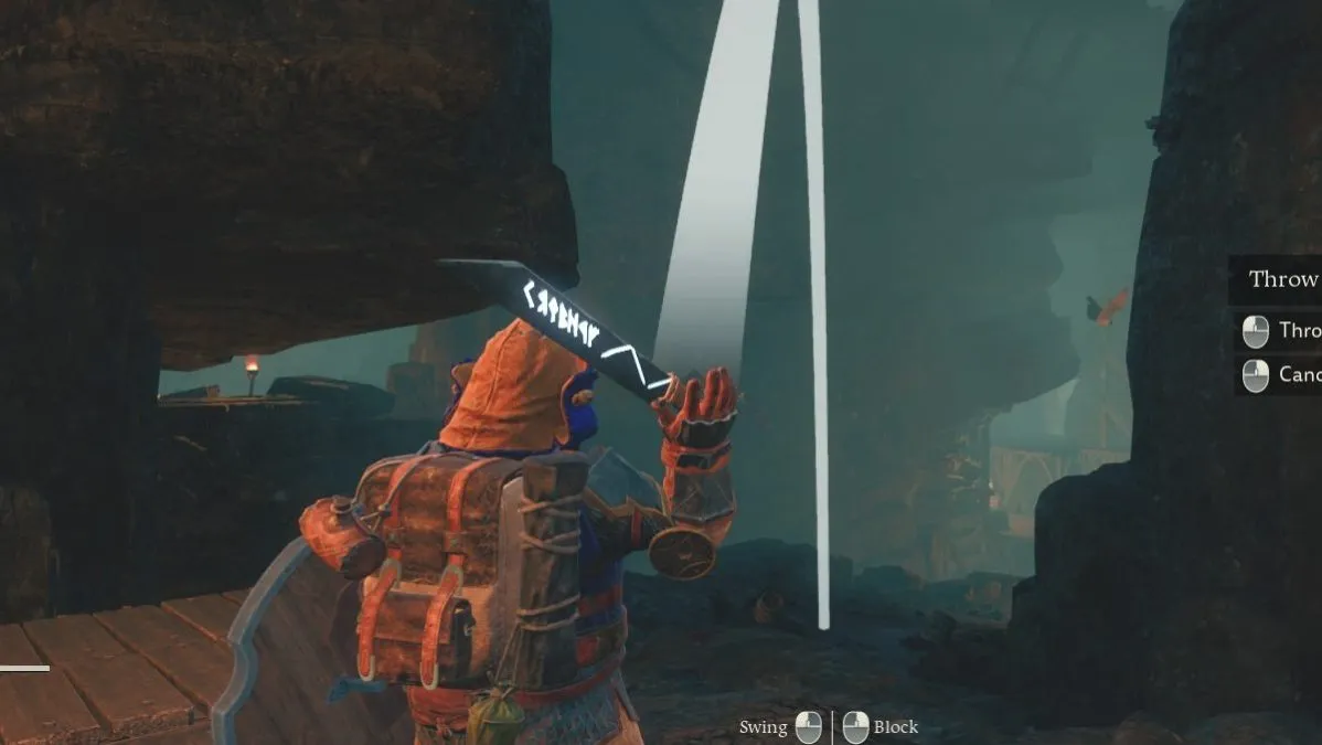 LotR: Return to Moria glowing sword