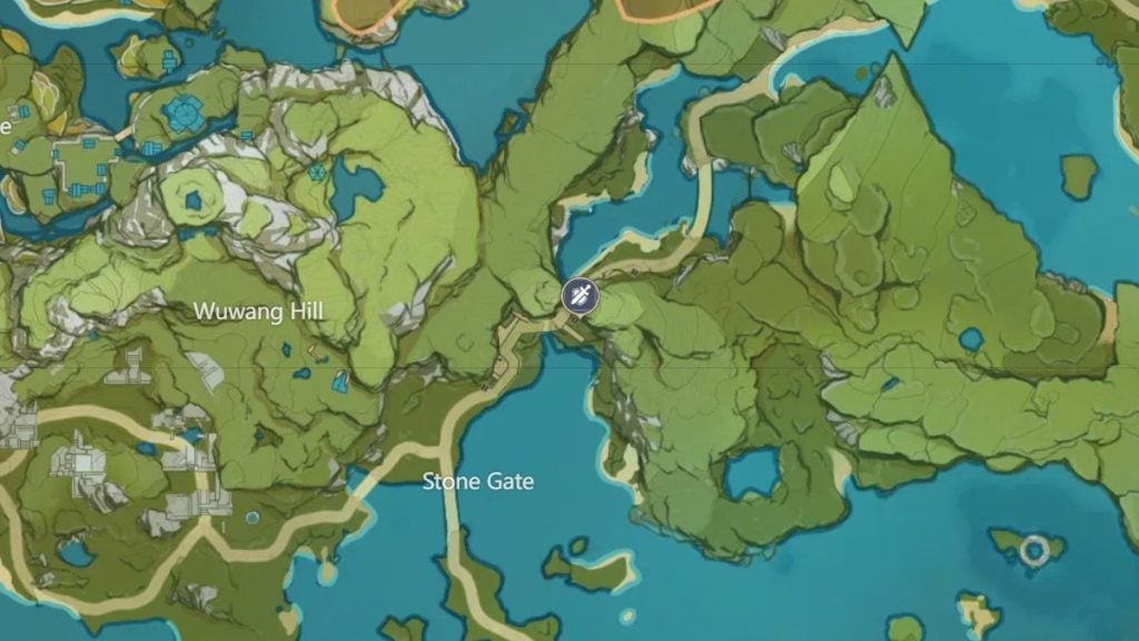Genshin Impact Stone Gate Map