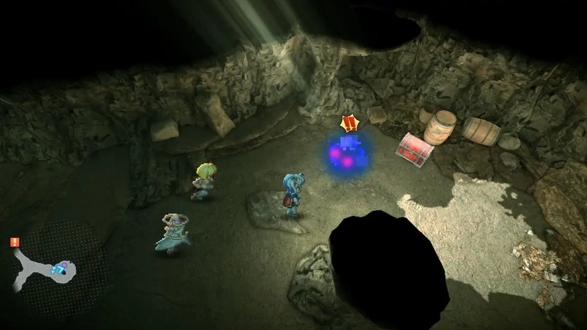 A dungeon raid comes across a mystery item.