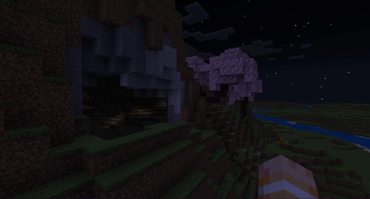 minecraft-cave-cherry-blossoms-entrance