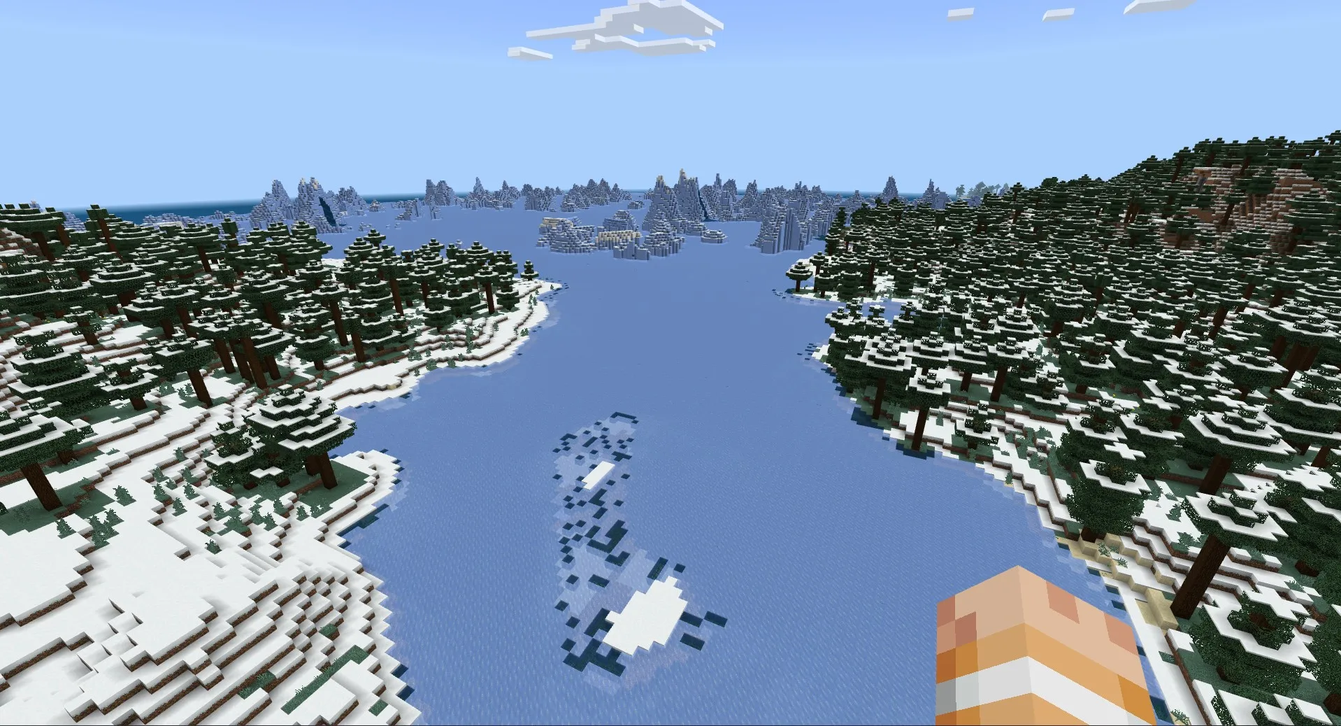 Сид Minecraft: Spawn Ice Wasteland