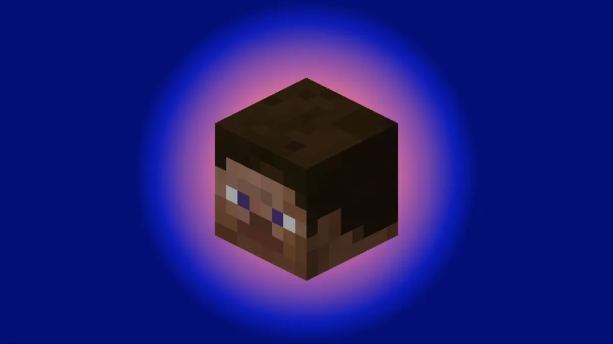 Example of a custom Minecraft head