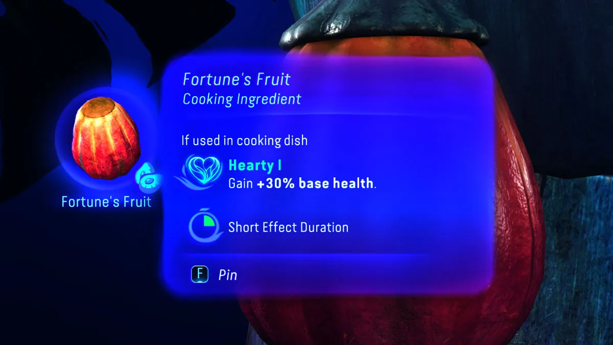 Avatar Frontiers of Pandora Fortunes Fruit Cooking Ingredient