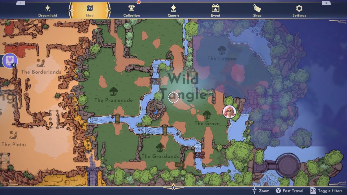 All Eternity Isle Areas & How to Unlock Them in Disney Dreamlight