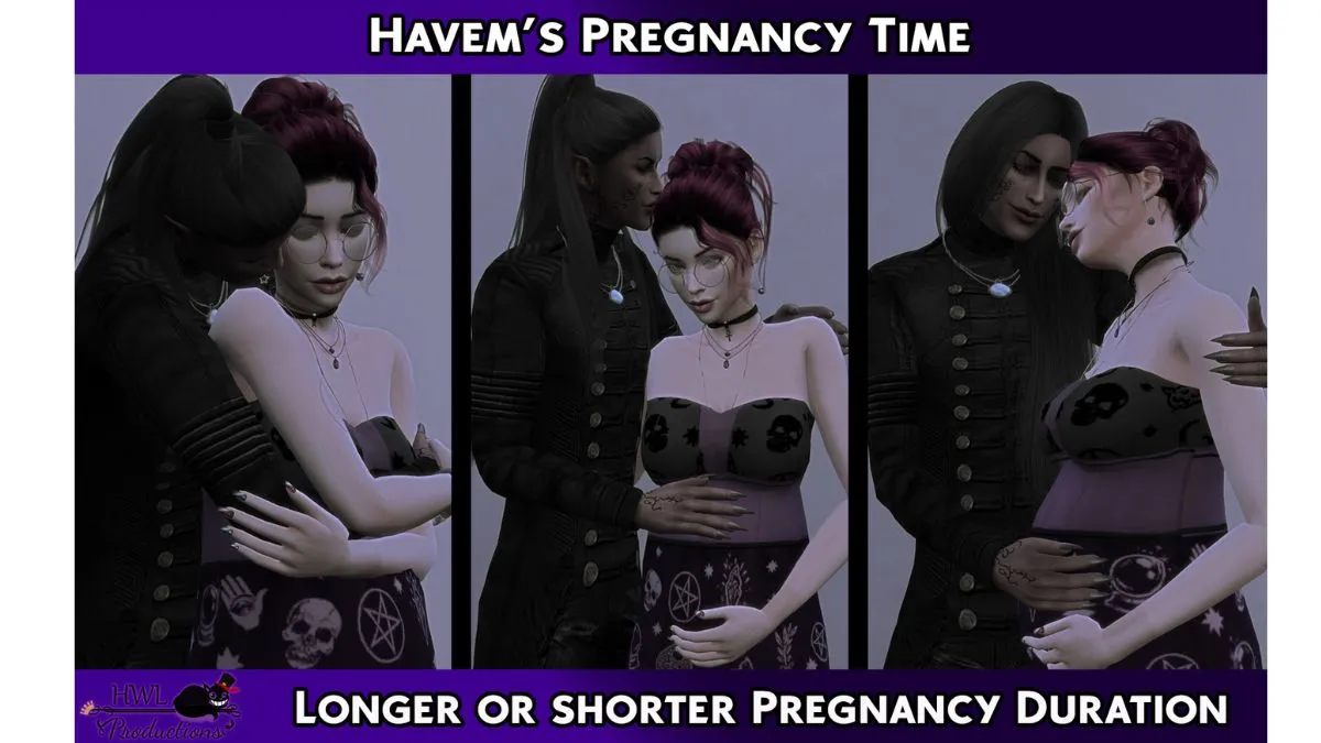 Havem's Pregnancy Time Mod for Sims 4 realistic childbirth