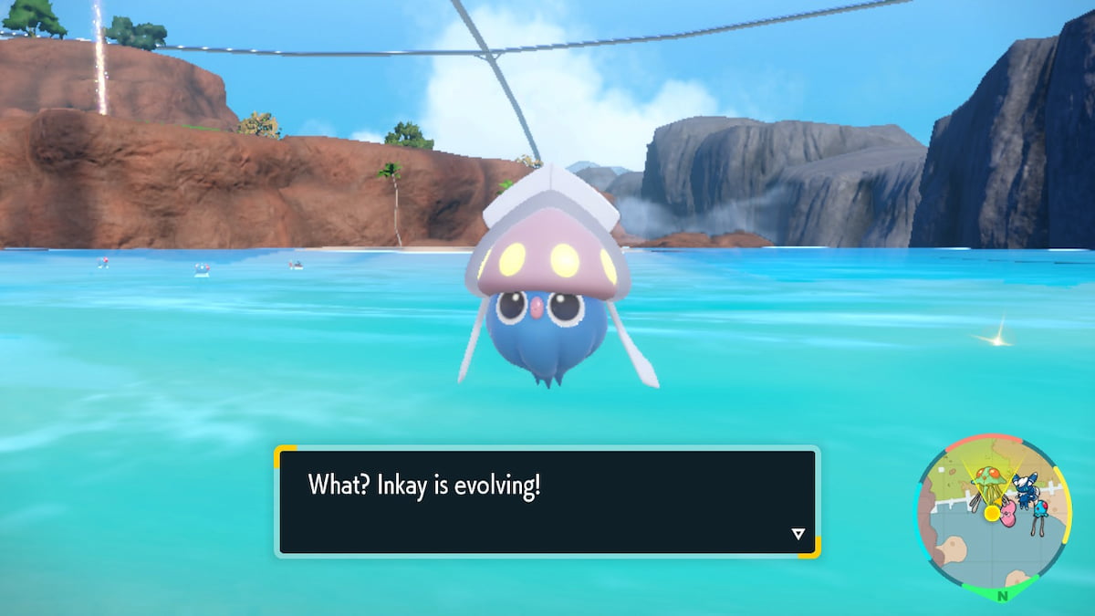 How To Evolve Inkay Into Malamar In Pokemon Scarlet & Violet The Indigo ...