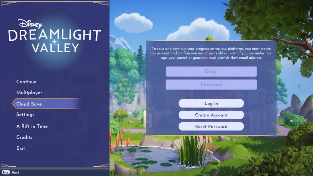 How to use cross platform saves in Disney Dreamlight Valley
