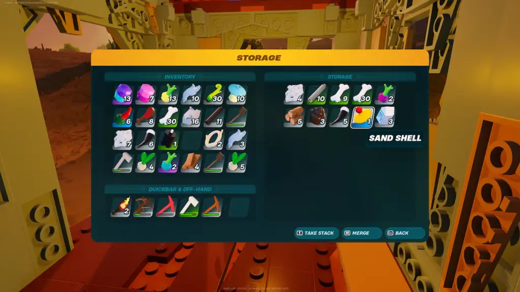 How to get Sand Shells in LEGO Fortnite