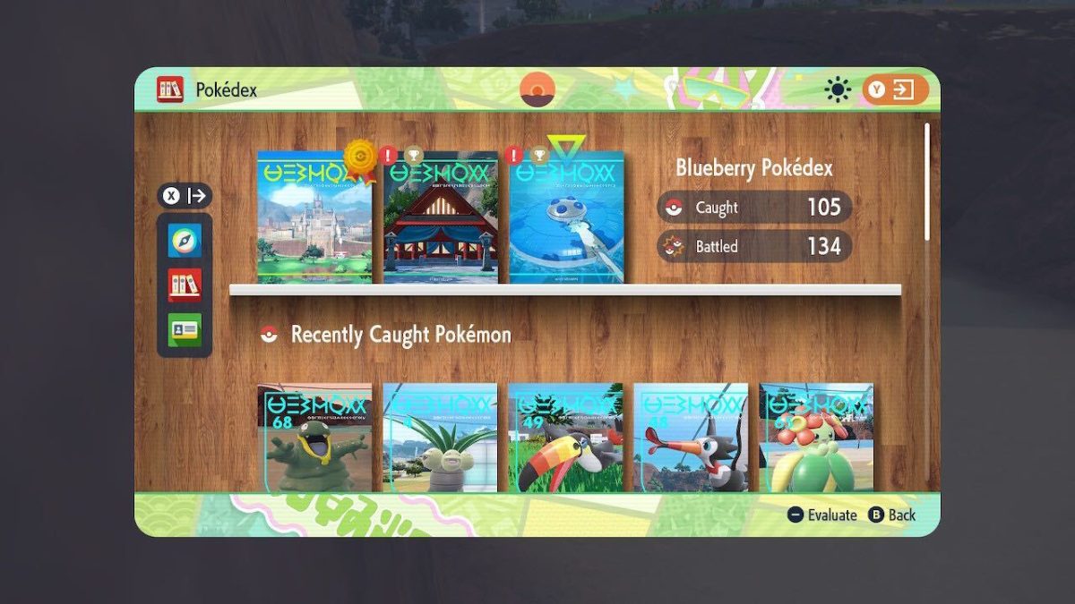 The Indigo Disk Complete Blueberry Pokedex - How to Catch Every Pokemon