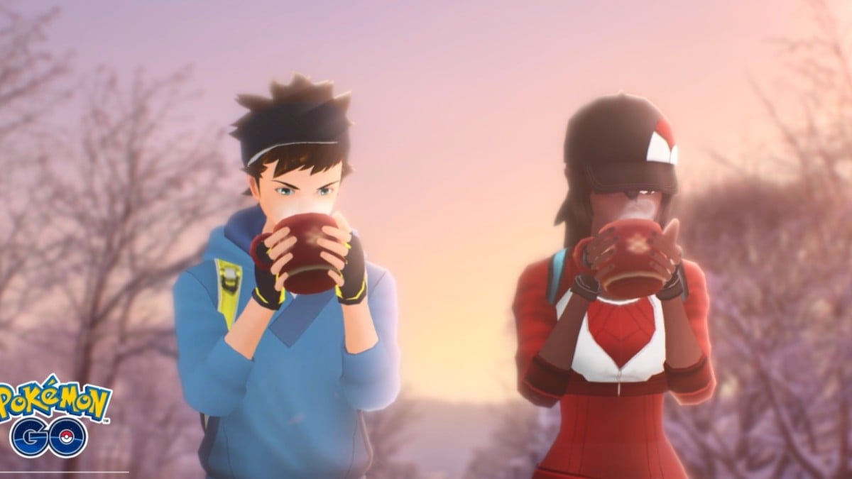 Pokemon GO Winter Holiday Sipping Cocoa
