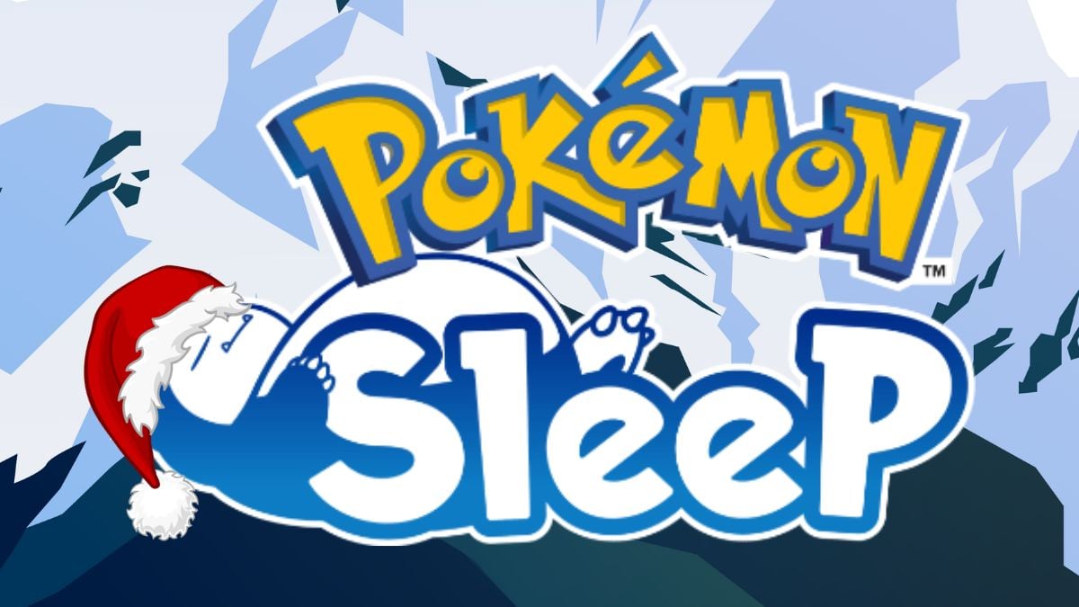 Pokemon Sleep Logo with Winter Holiday 2023