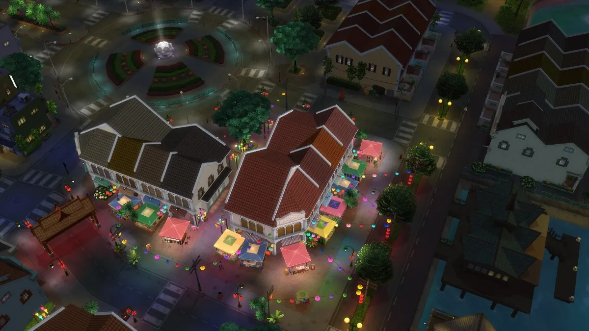Sims 4 Tomarang Night Market