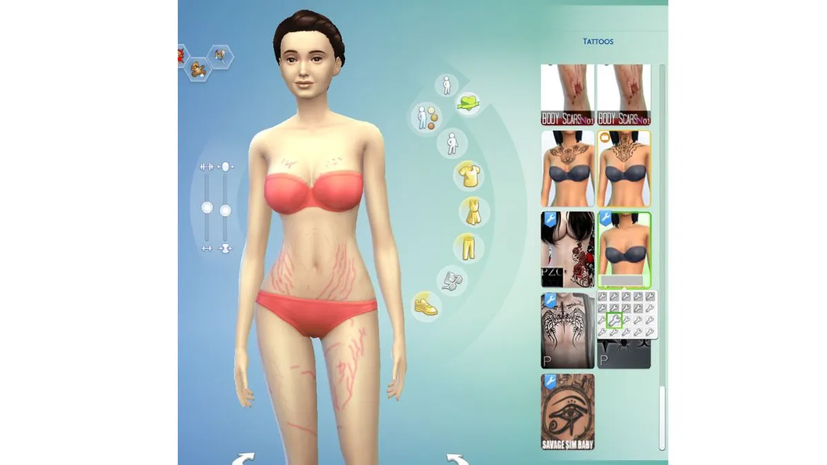 Stretch Marks Mod realistic pregnancy Sims 4
