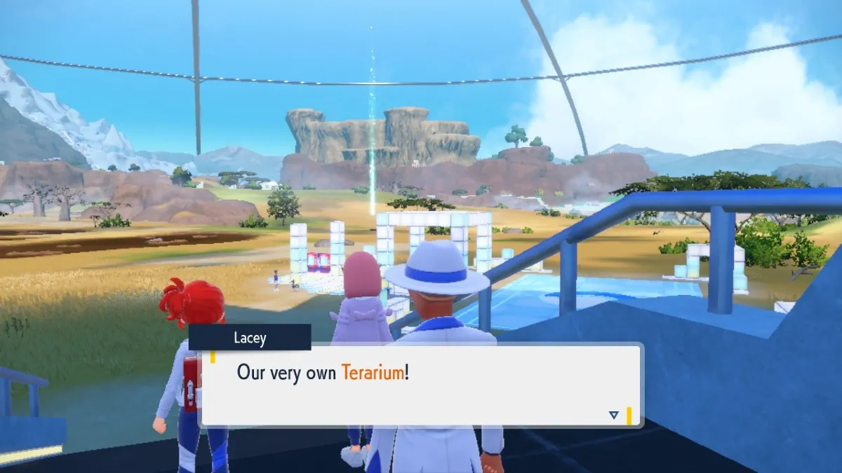 Terarium Overview in Pokemon Scarlet and Violet: The Indigo Disk