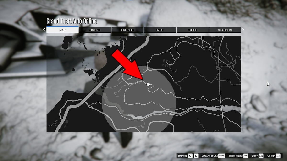 Where to find Torn Shirt for Yeti in GTA Online
