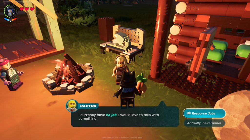 Get fertilizer from LEGO Fortnite villager