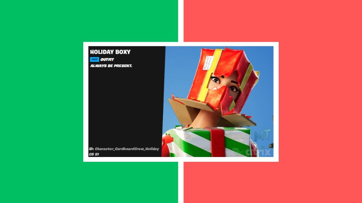 holiday boxy outfit fortnite winterfest 2023 free gift