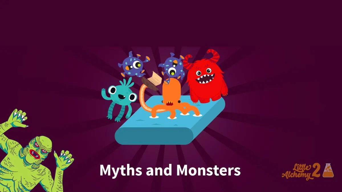 myths and monsters pack in little alchemy 2