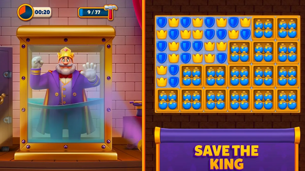 timed puzzle in royal match